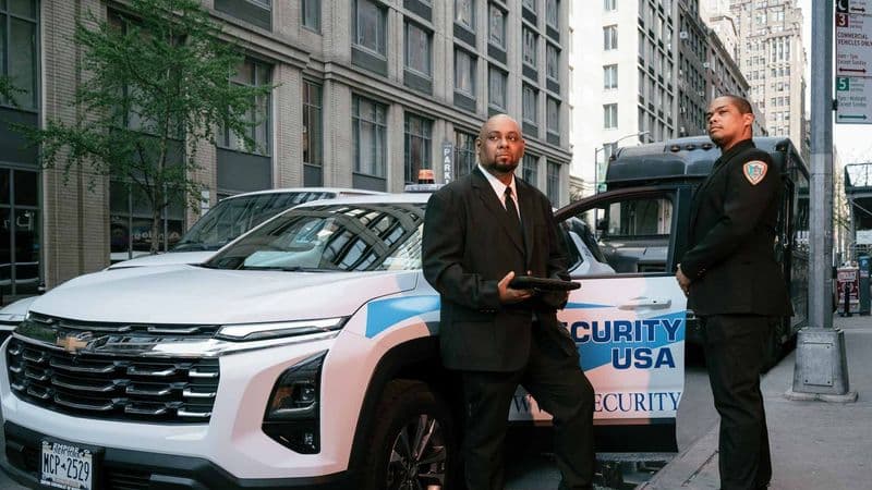 Image of Security USA® executive protection agents patrolling the perimeter of an event.